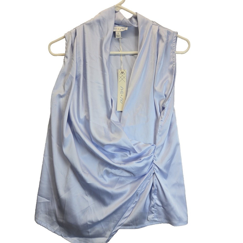Ladies Size Small She+Sky Lilac Top New With Tags